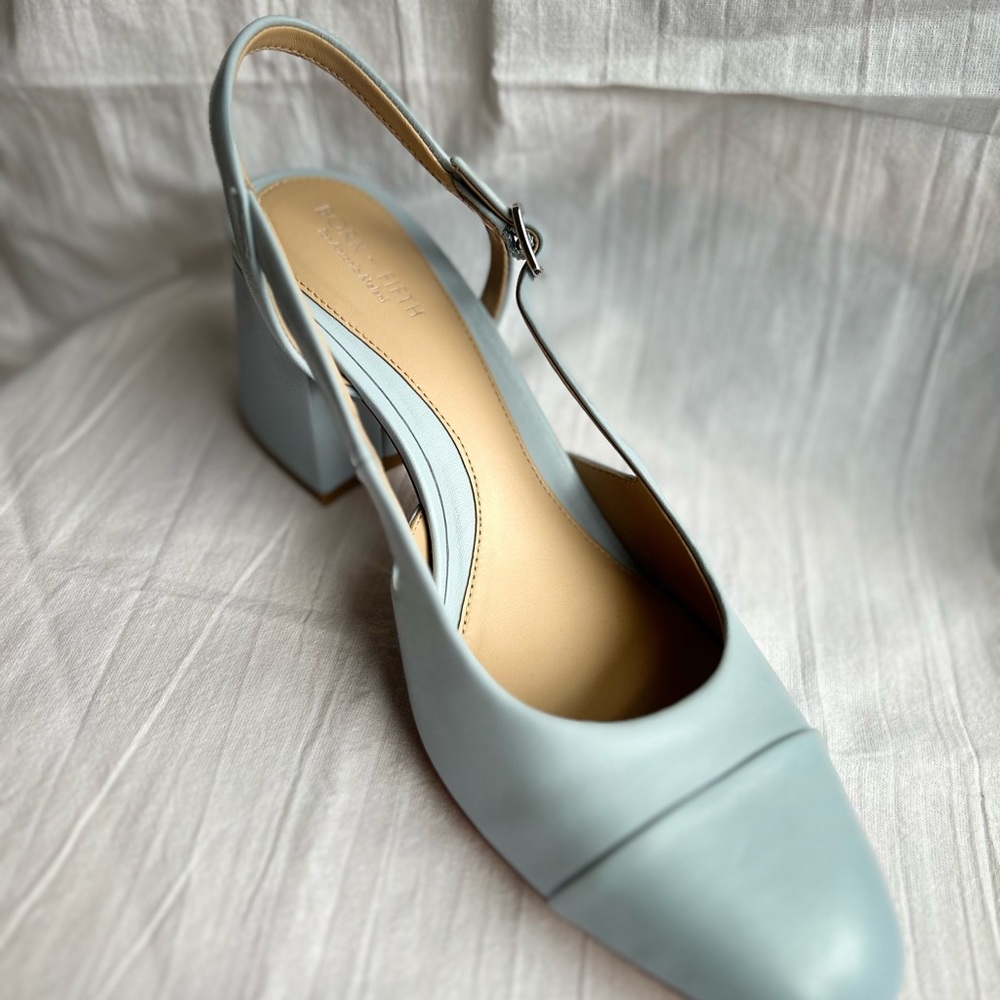 Antonio Melani x Born on Fifth Danielle Leather Slingback Pumps